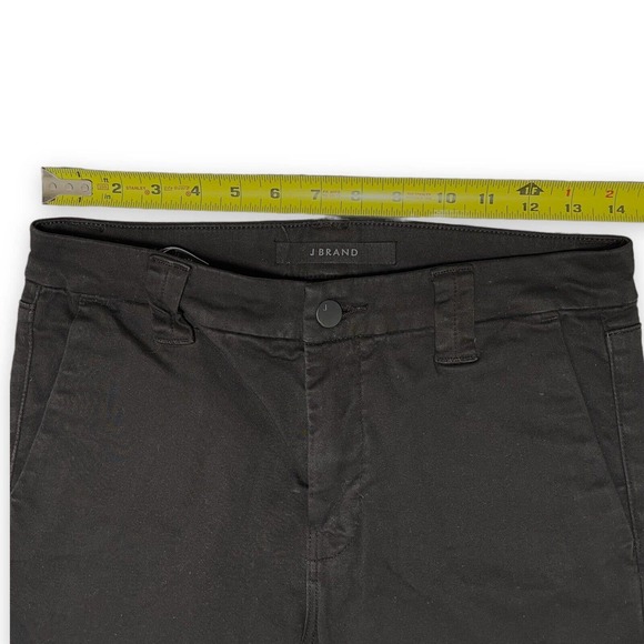 J BRAND Black Paz Slim Taper Sateen Fabric Skinny Jeans Pants Size 27 - Picture 7 of 10